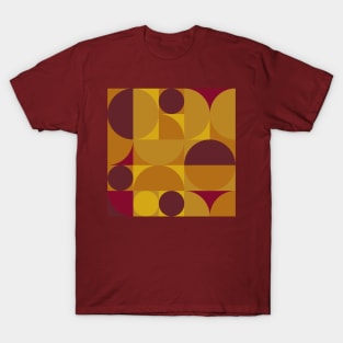 Midcentury Seasons Pattern Summer T-Shirt